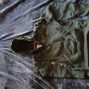 Dark green American Eagle 1/2 zip hoodie